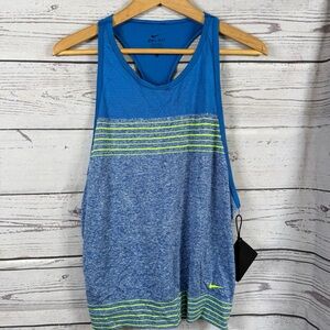 Nike Women's Blue Muscle Tank Top Size S